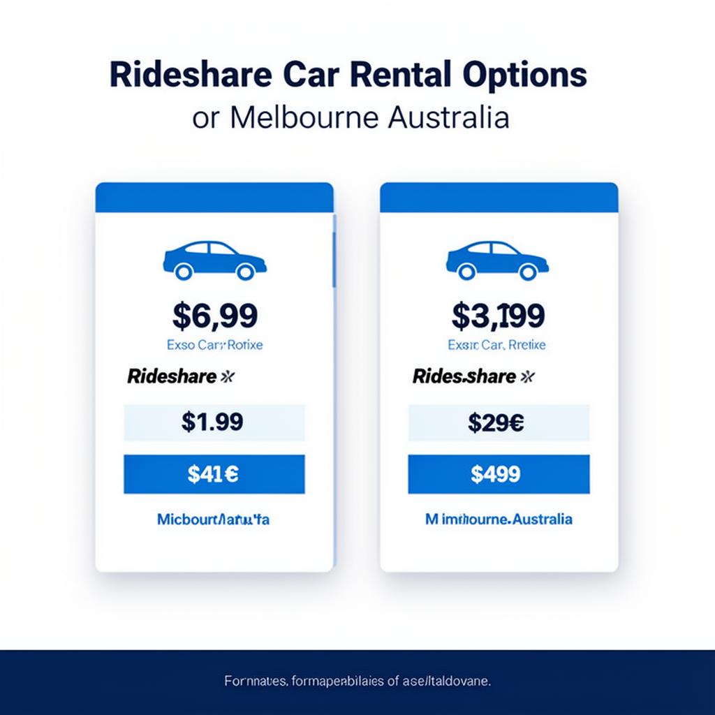 Comparison of rideshare car rental providers in Melbourne including Baraka, Splend, Kenos, and Car Next Door