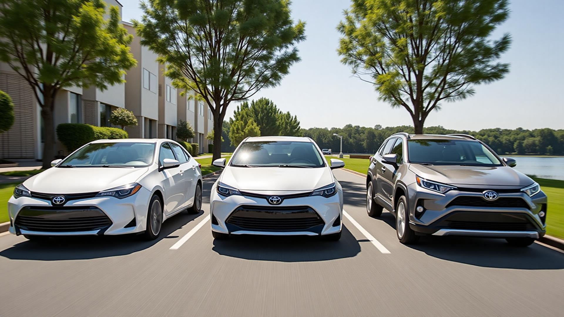 Toyota hybrid cars comparison for rideshare drivers