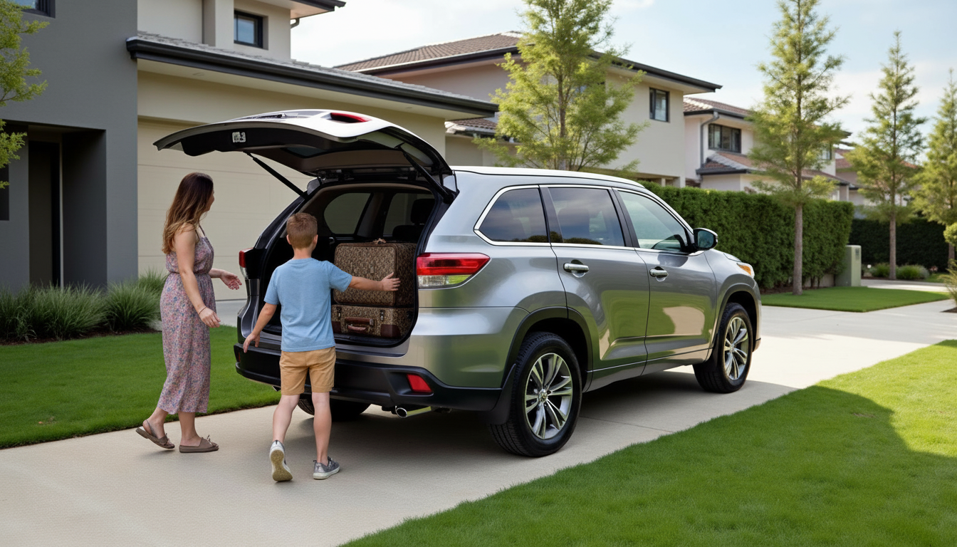 Toyota Kluger Hybrid 7-seat SUV for family and premium rideshare in Melbourne