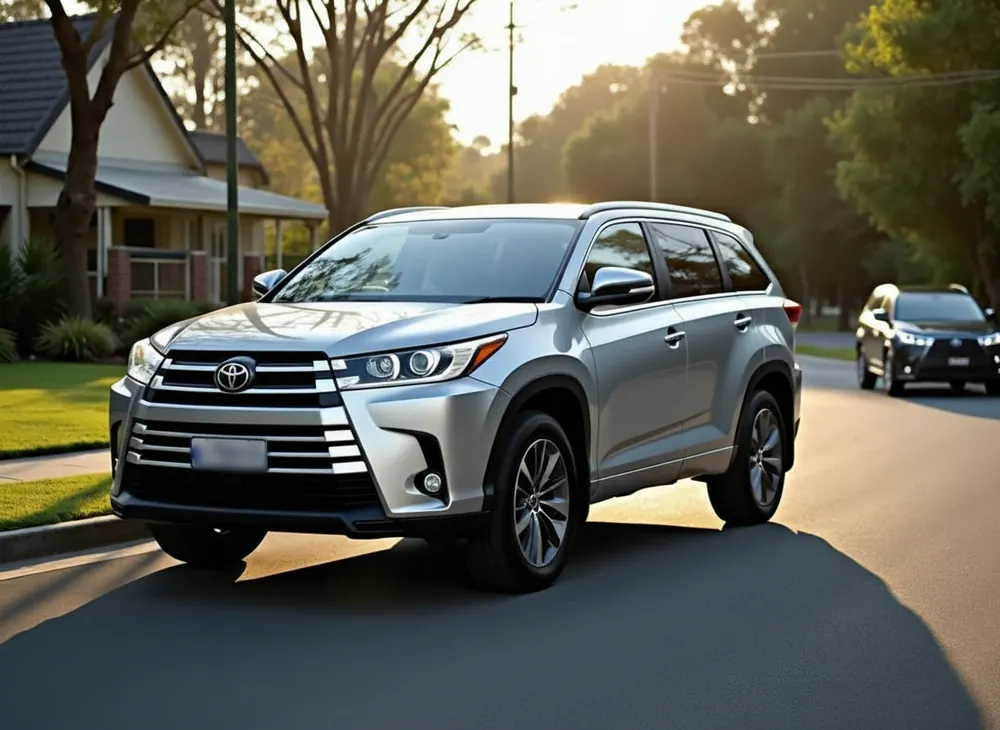 Toyota Kluger Hybrid 7-seater personal car rental Melbourne