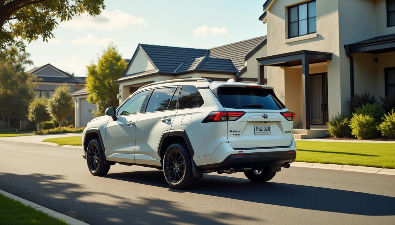 Toyota RAV4 Hybrid rental Melbourne for premium rideshare and family use