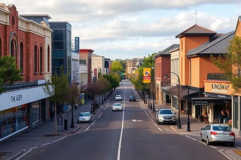 Uber driver guide for Glen Waverley suburb Melbourne showing The Glen and Kingsway dining area
