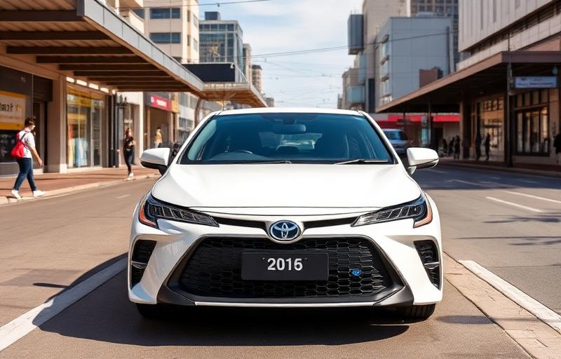 Rideshare car near Reservoir Station in Melbourne's northern suburbs